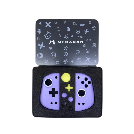 หน้ากากเปลี่ยนจอย Mobapad Gemini M6S / M6HD Joypad  สีม่วง_4